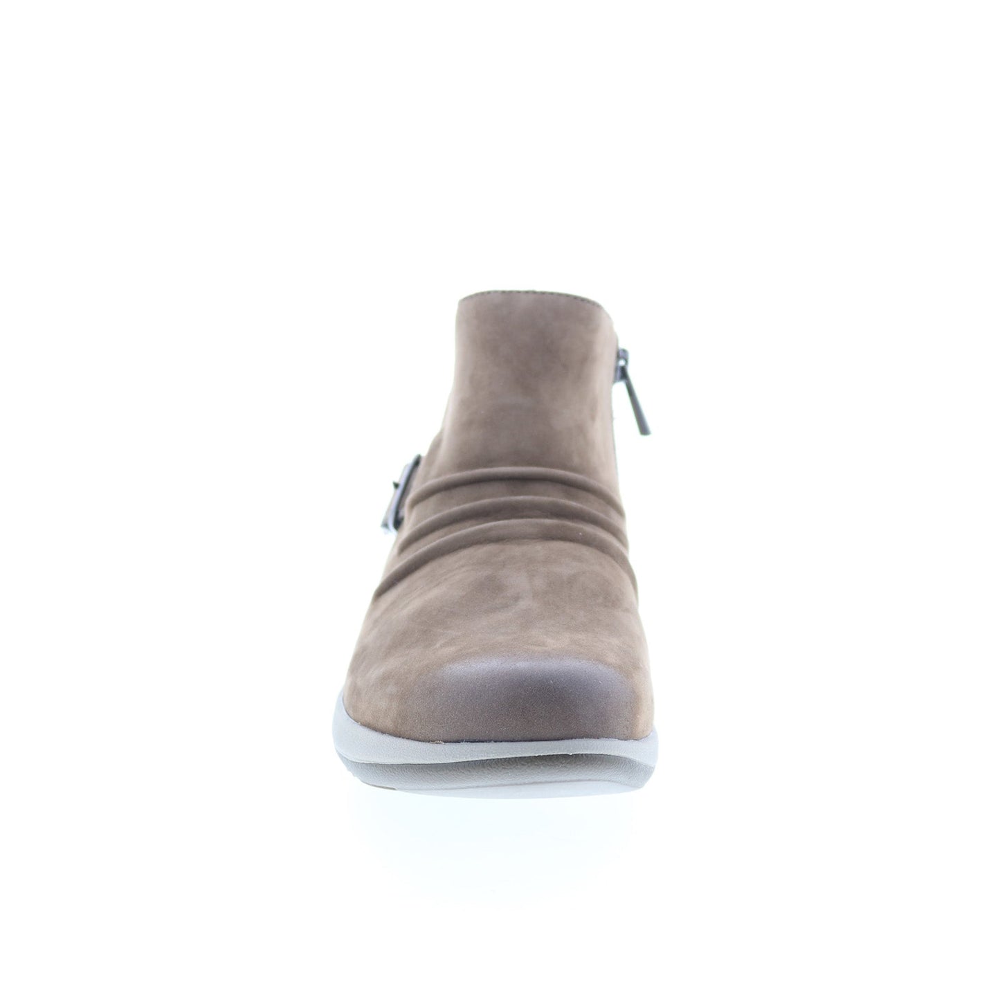 Aetrex Luna DM706 Womens Brown Suede Zipper Casual Dress Boots