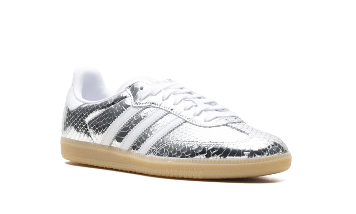Adidas Samba OG WMNS "Patent Snakeskin Silver Metallic" IH9016