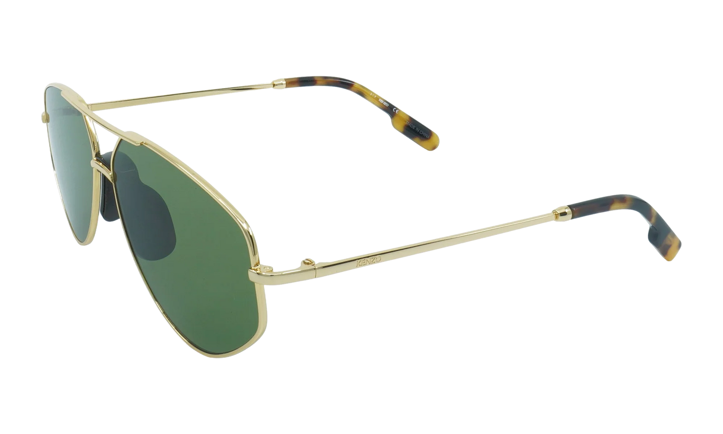 Round Oval Gold Sunglasses "Gold" KZ40014U30N