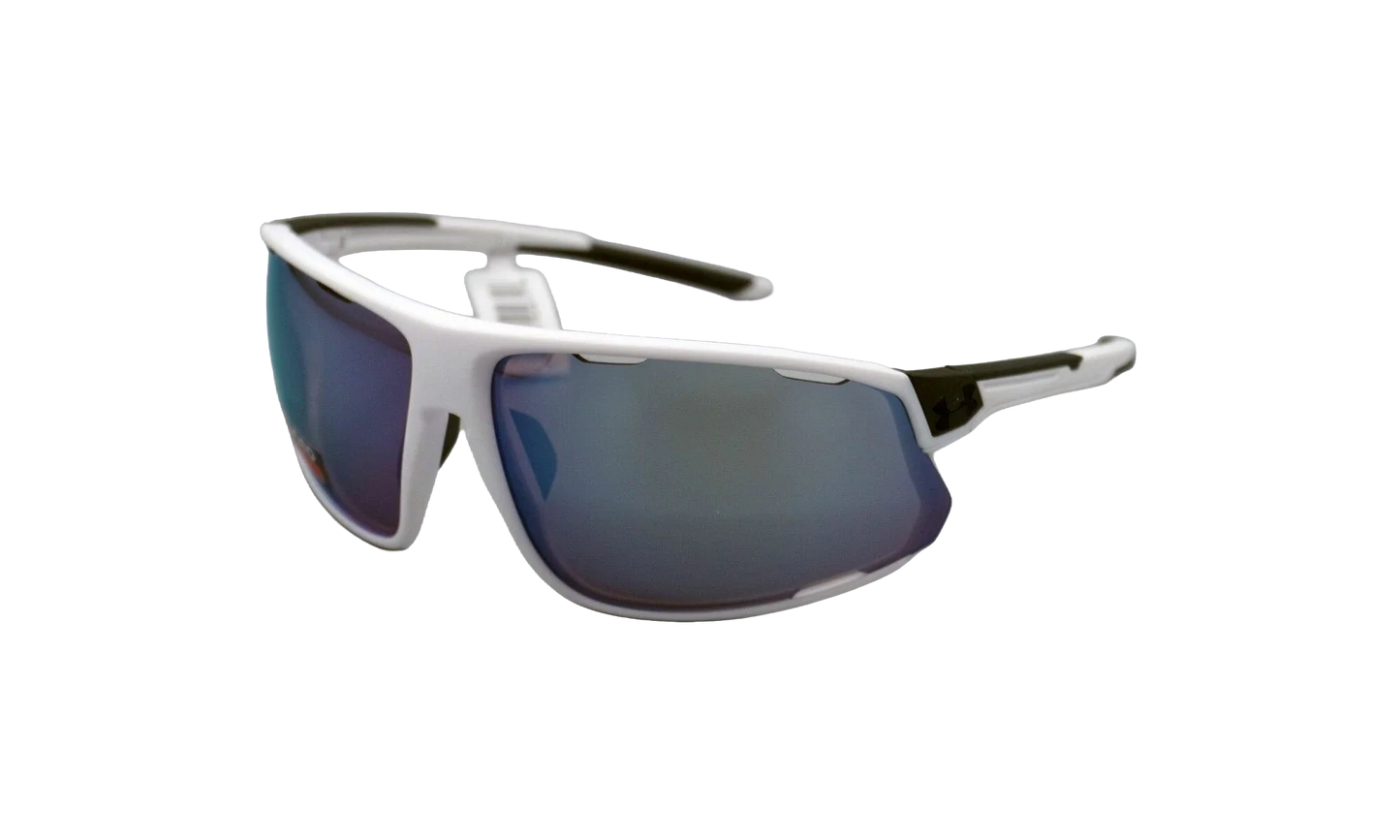 Strive Sunglasses "Tuned Baseball Blue - Satin White / Carbon" 8650108 110664
