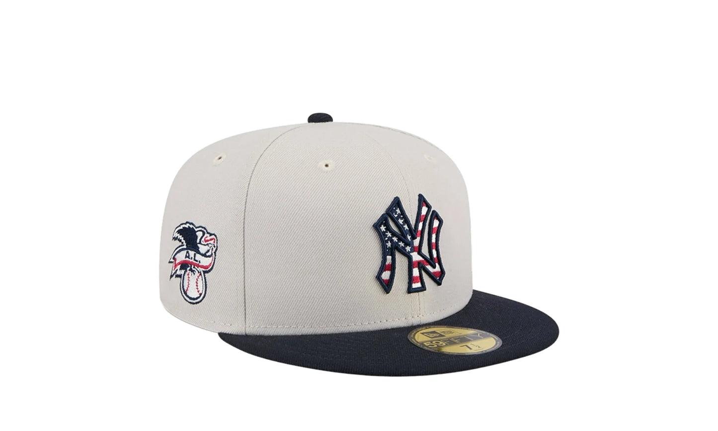 New York Yankees Independence Day 2024 59FIFTY Fitted Hat "Grey" 60506385
