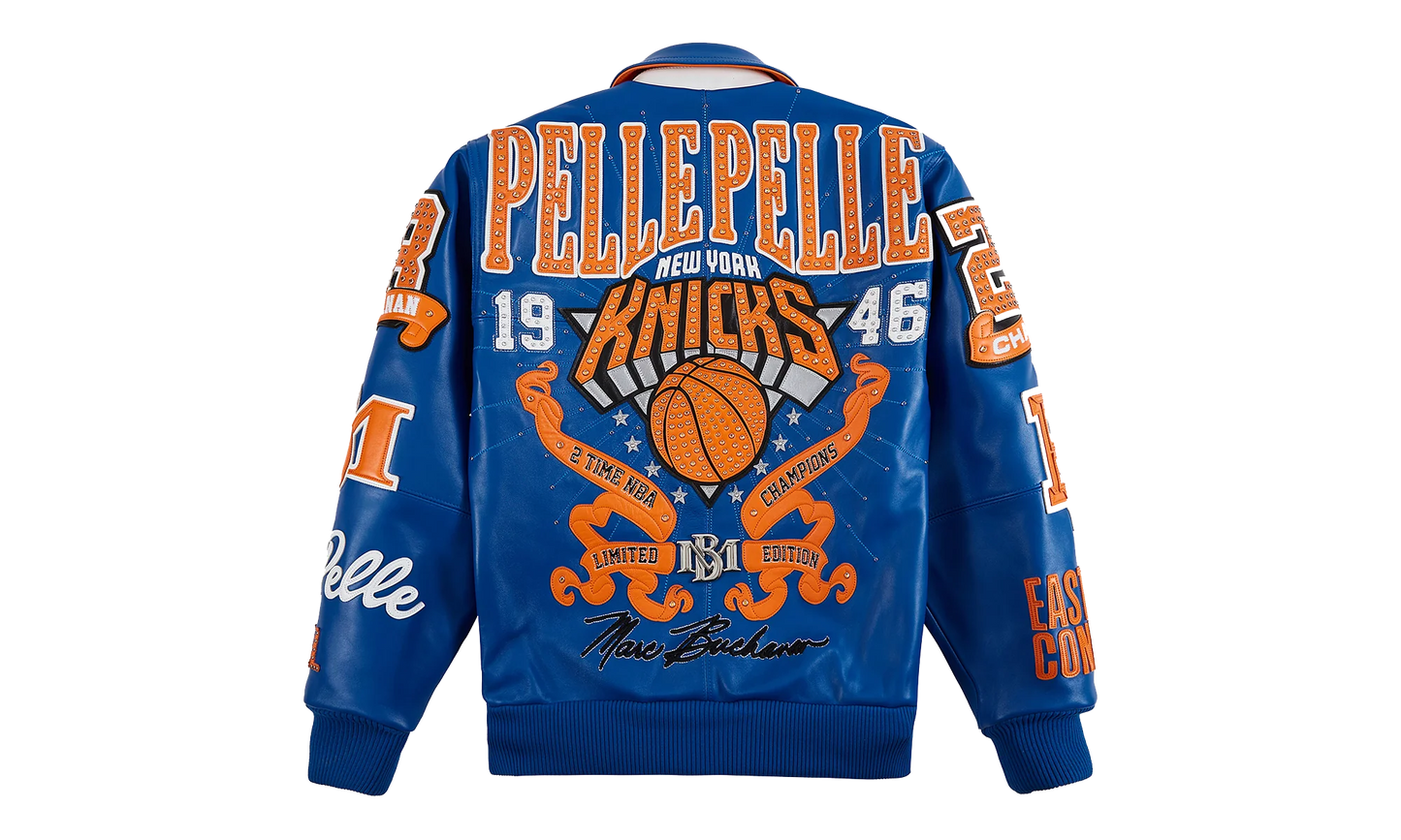 New York Knicks For The City Jacket "Royal / Orange / White" PP027