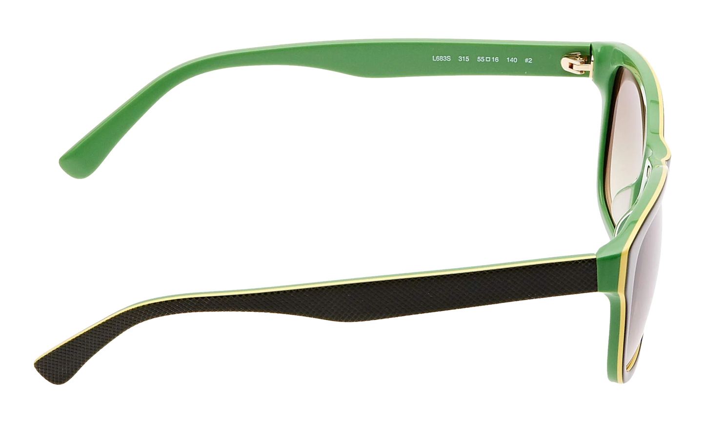 Rectangle Sunglasses "Dark Green" L683S-315