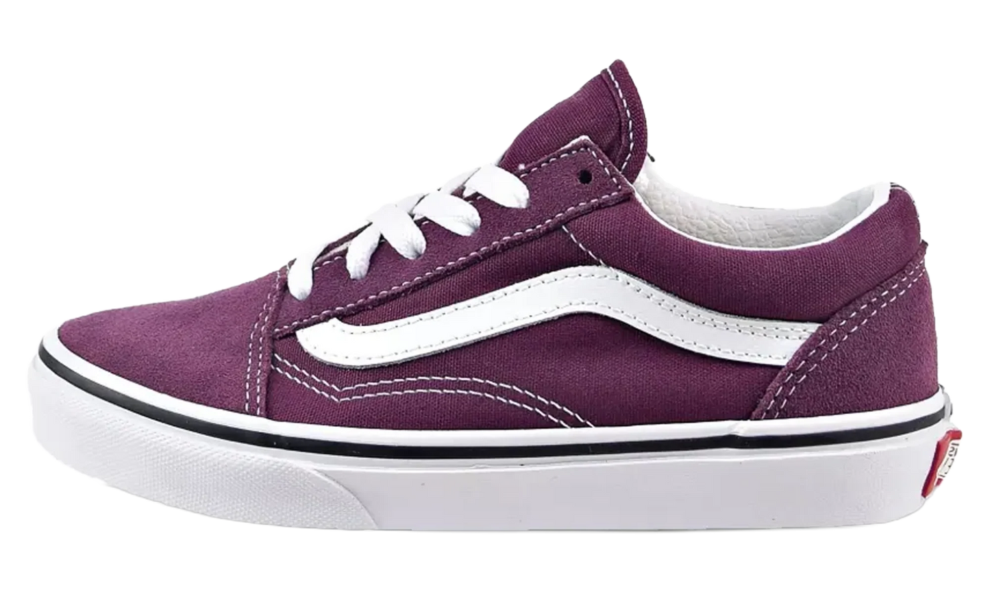 Old Skool GS "Grape Wine / True White" VN0A4BUU8BS