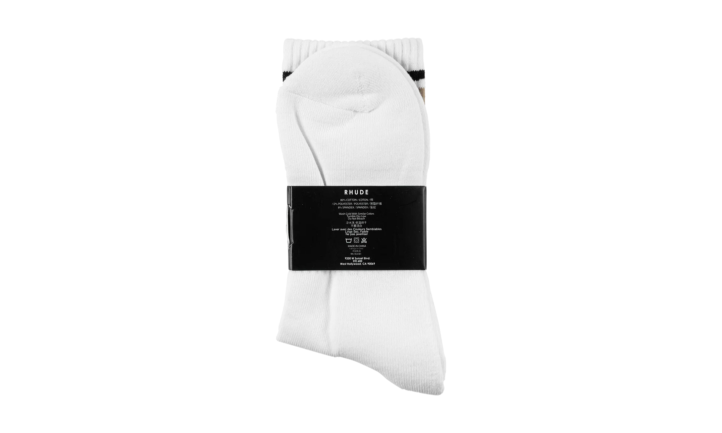 Chevron Sock "White / Yellow / Black" RHSS24S001616052
