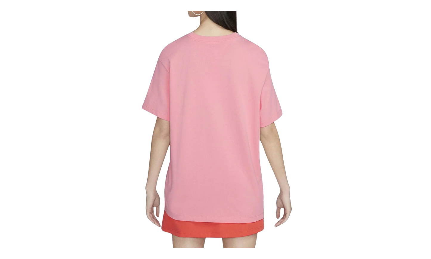 NSW Air Boyfriend T-Shirt WMNS "Crimson Bliss / Coral Chalk" DX7918 611