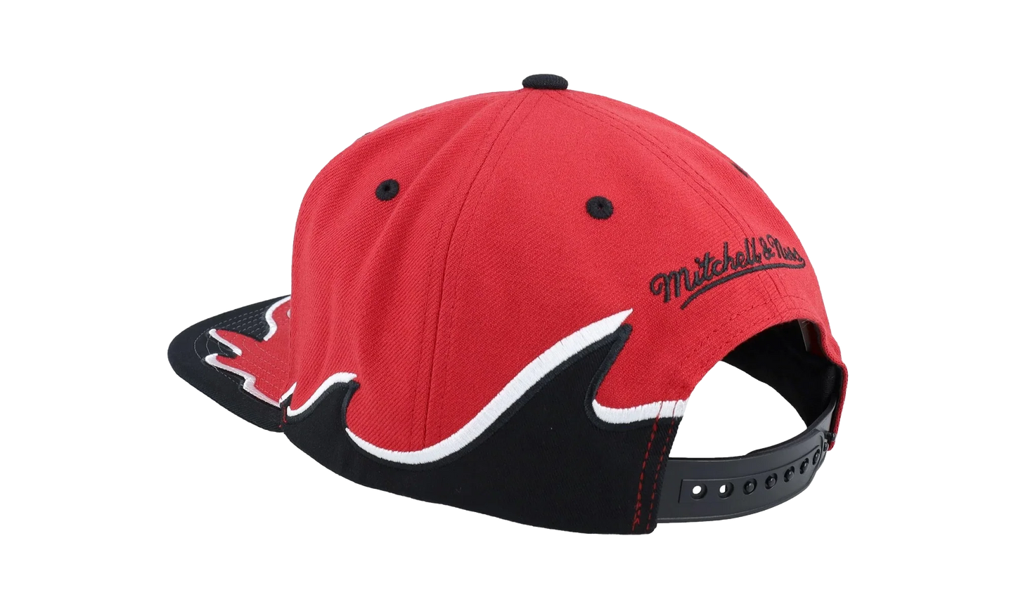 NBA Rising Tide Snapback Cap "Chicago Bulls - Red" HS8496 CBURED1