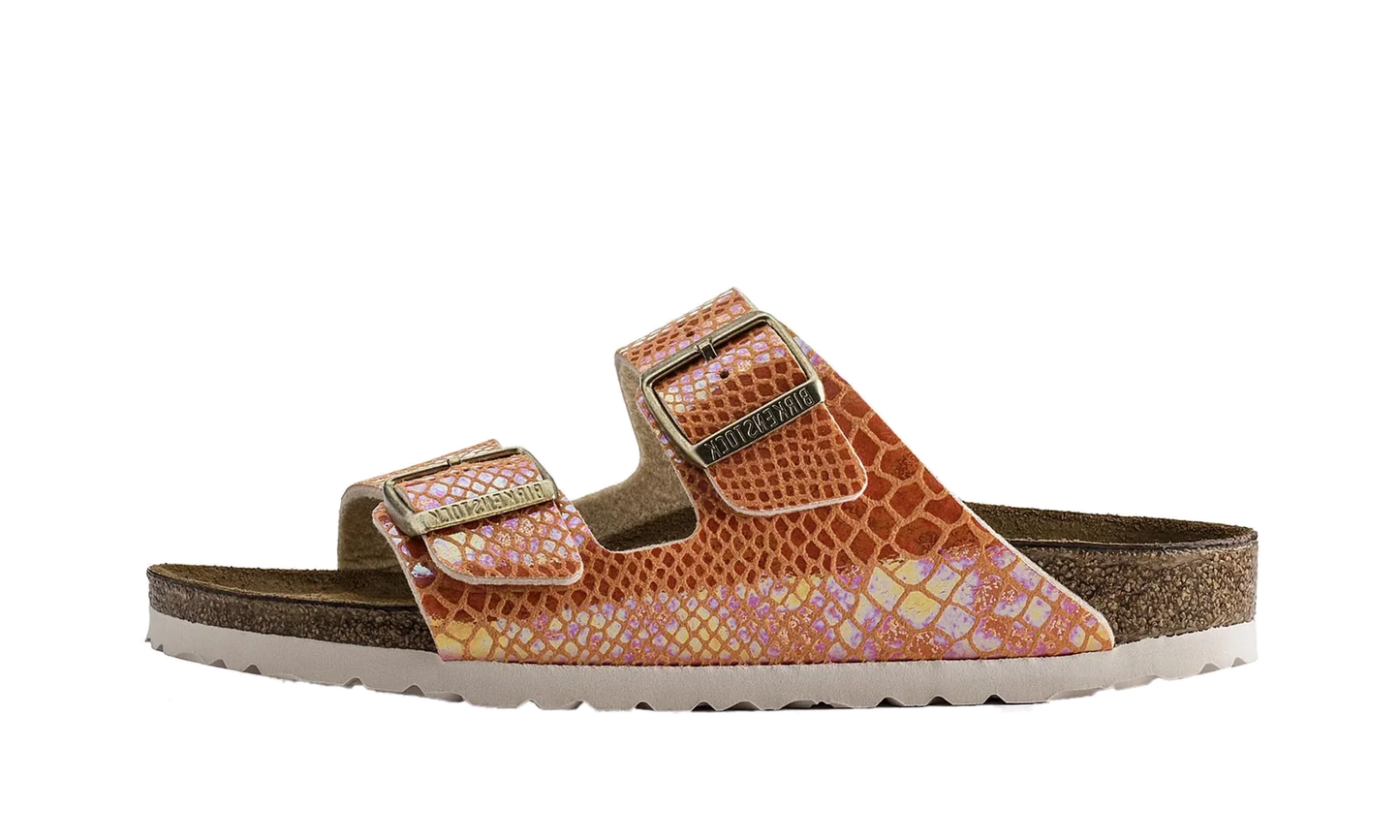 Arizona BS Sandals WMNS "Shiny Snake Orange" 1005288