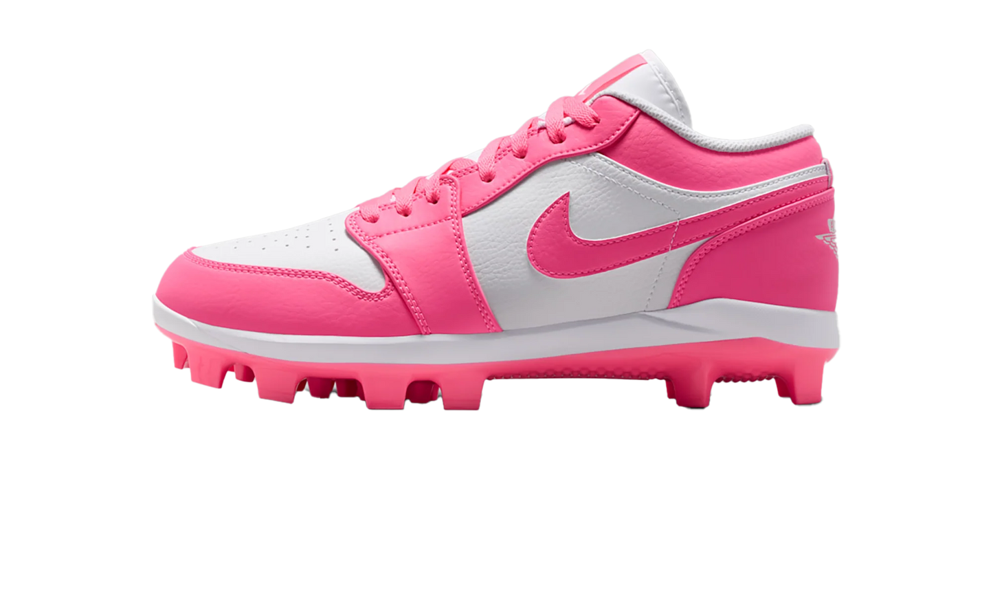 Air Jordan 1 Retro MCS Low Cleats "Digital Pink" CJ8524 103