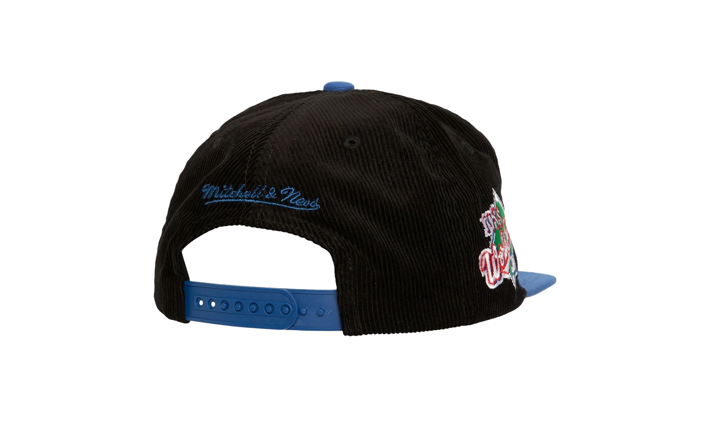 MLB Double Cord Deadstock Snapback Cap "Los Angeles Dodgers - Black" HM10166 LADBLCK