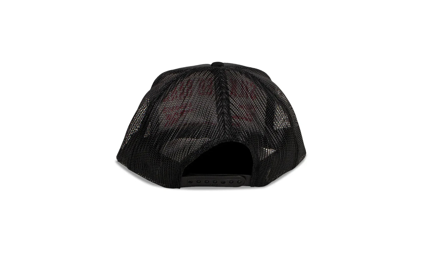 Silk Web Bank Trucker Hat "Black" SP5der255