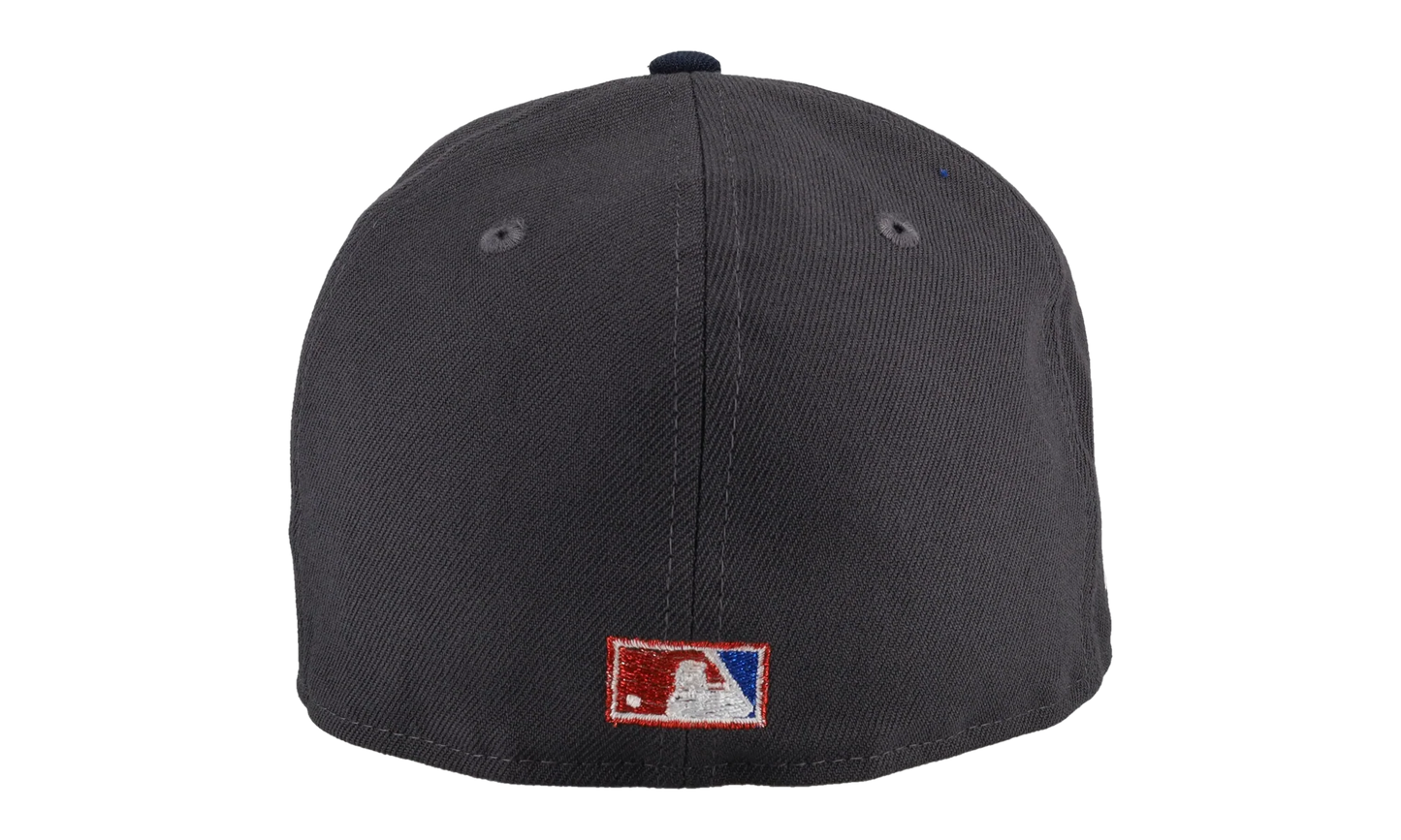 59FIFTY New York Yankees 3D Metallic 1999 WS Fitted Hat "Graphite / Navy" 123451299623
