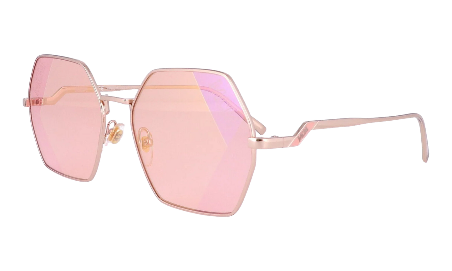 Hexagon Sunglasses "Rose Gold" MCM126S-780