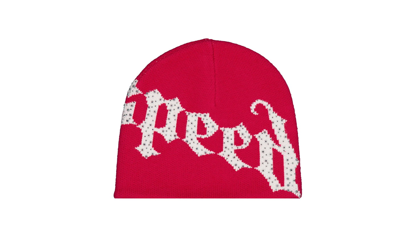 OG Logo Studded Beanie "Red / White" E9AMMHWW