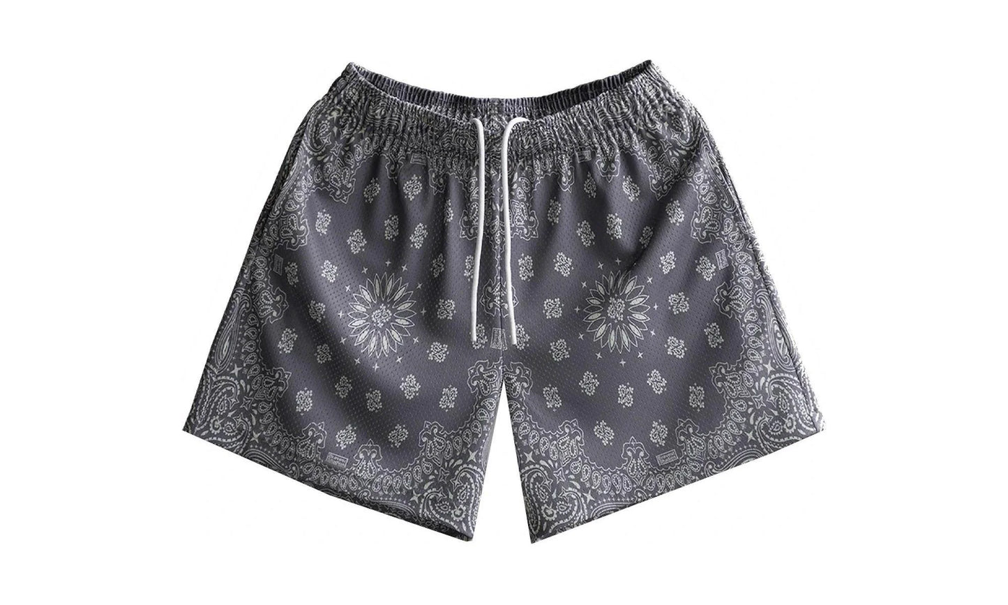 Paisley Shorts "Grey" BS71