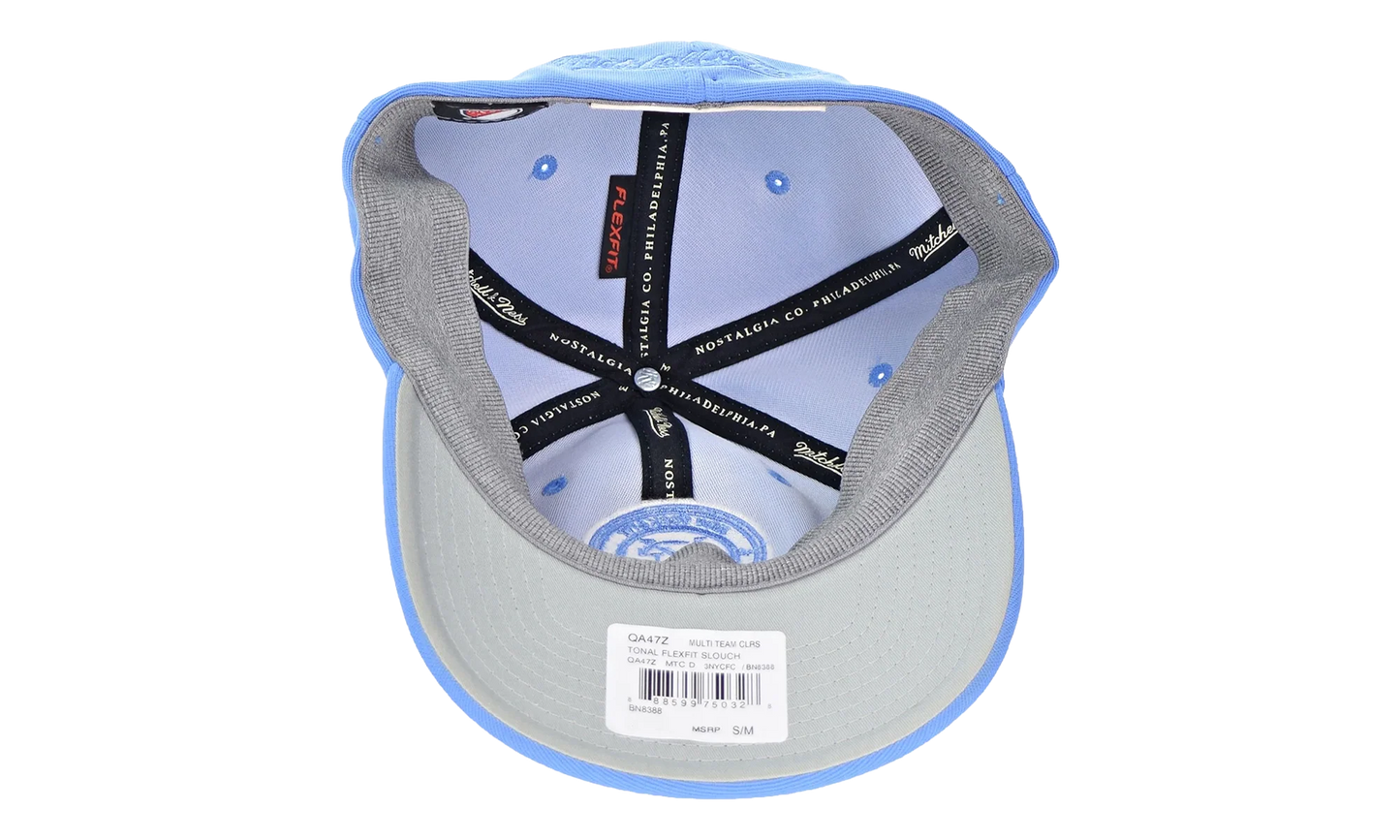 MLS New York City Football Club Tonal Flex Fit Slouch Cap "Blue" QA47Z 3NYCFC