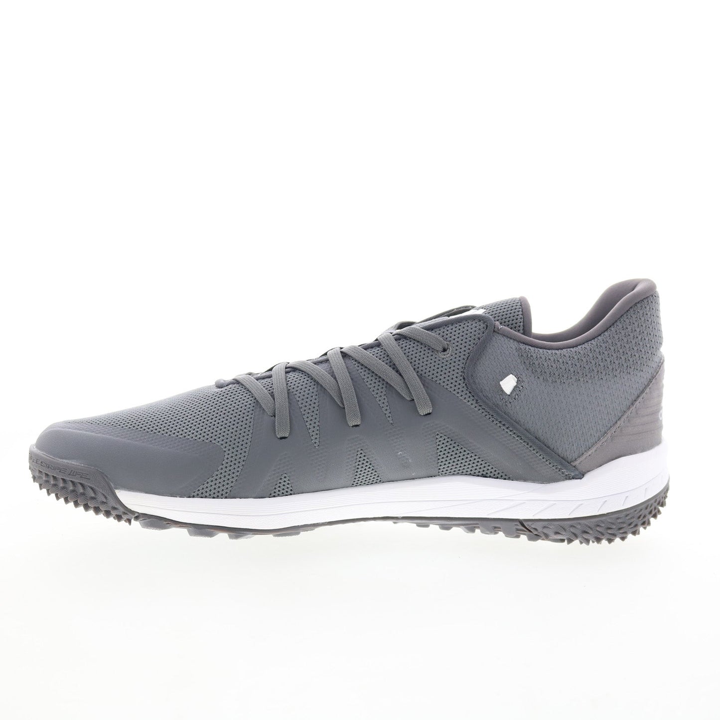 Speed Turf G27679 Mens Gray Mesh Lace Up Athletic Baseball Shoes