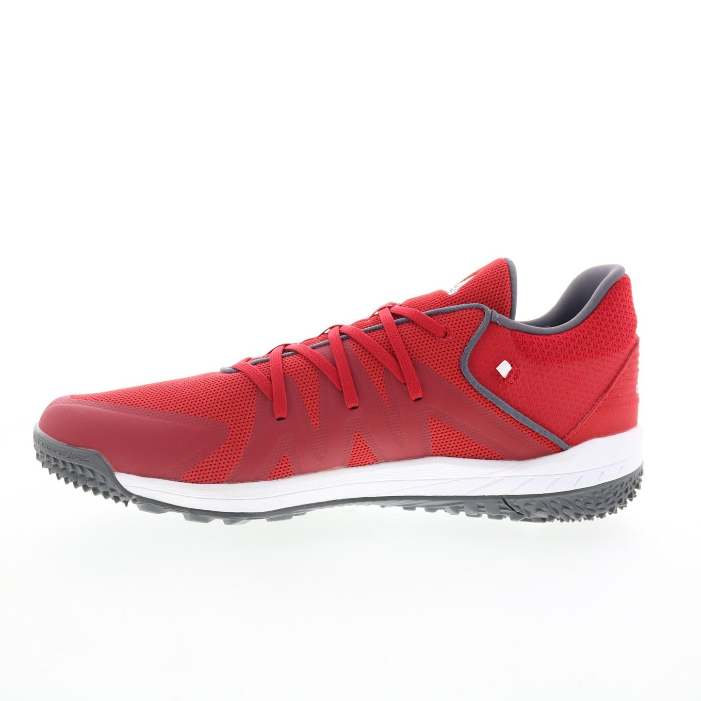 Speed Turf G27680 Mens Red Mesh Lace Up Athletic Baseball Shoes