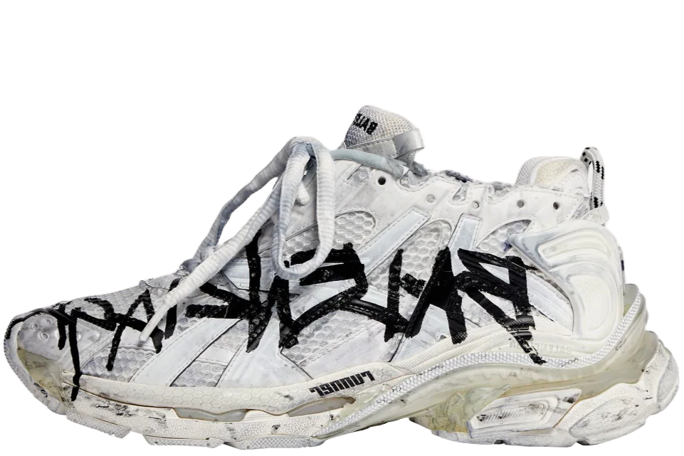 Runner Graffiti White Black (Women's)