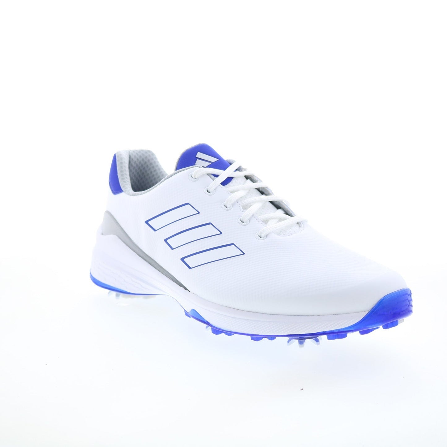 ZG23 H03673 Mens White Wide Mesh Lace Up Athletic Golf Shoes