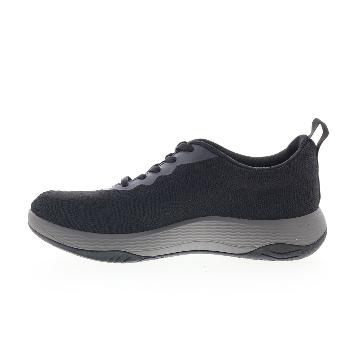 Alegria In8 IN8-601 Womens Black Canvas Lace Up Lifestyle Sneakers Shoes