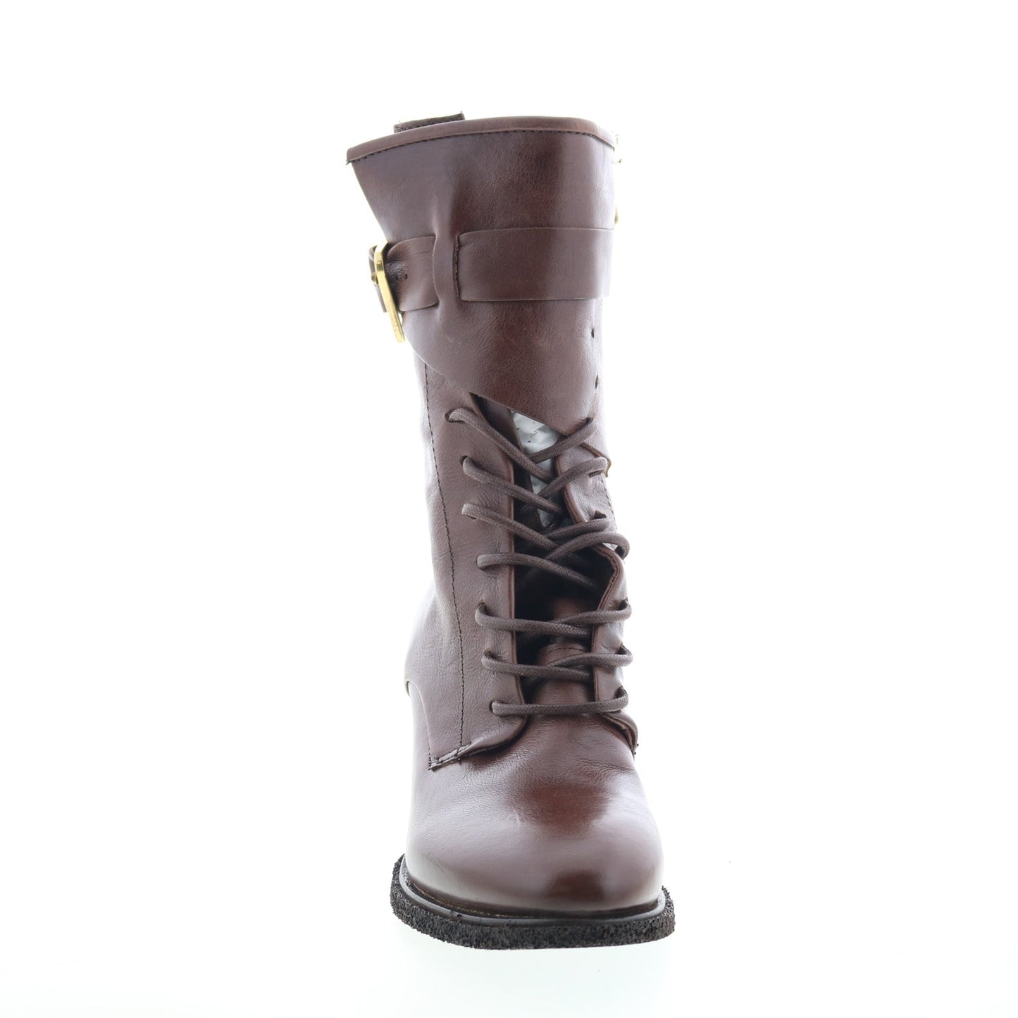 Layne Womens Brown Leather Zipper Casual Dress Boots