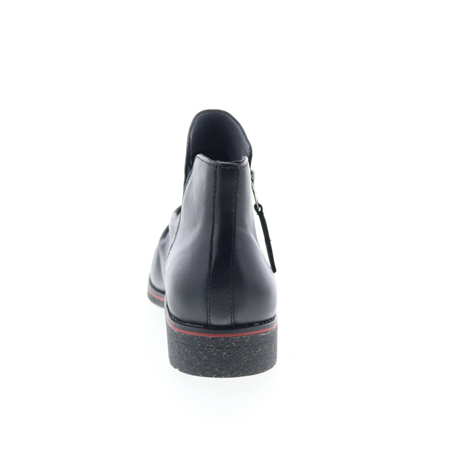 Aetrex Mila LB300W Womens Black Leather Zipper Ankle & Booties Boots