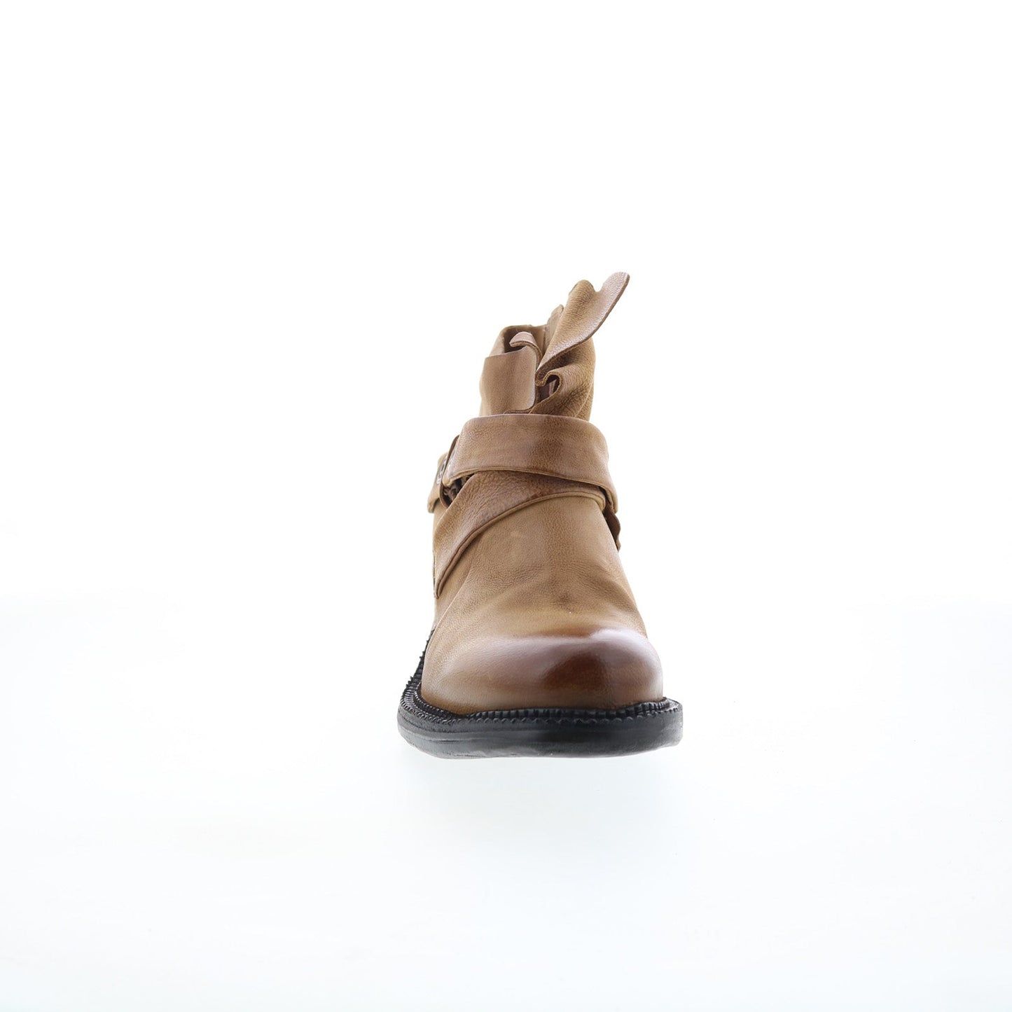 Martina Womens Brown Leather Zipper Casual Dress Boots