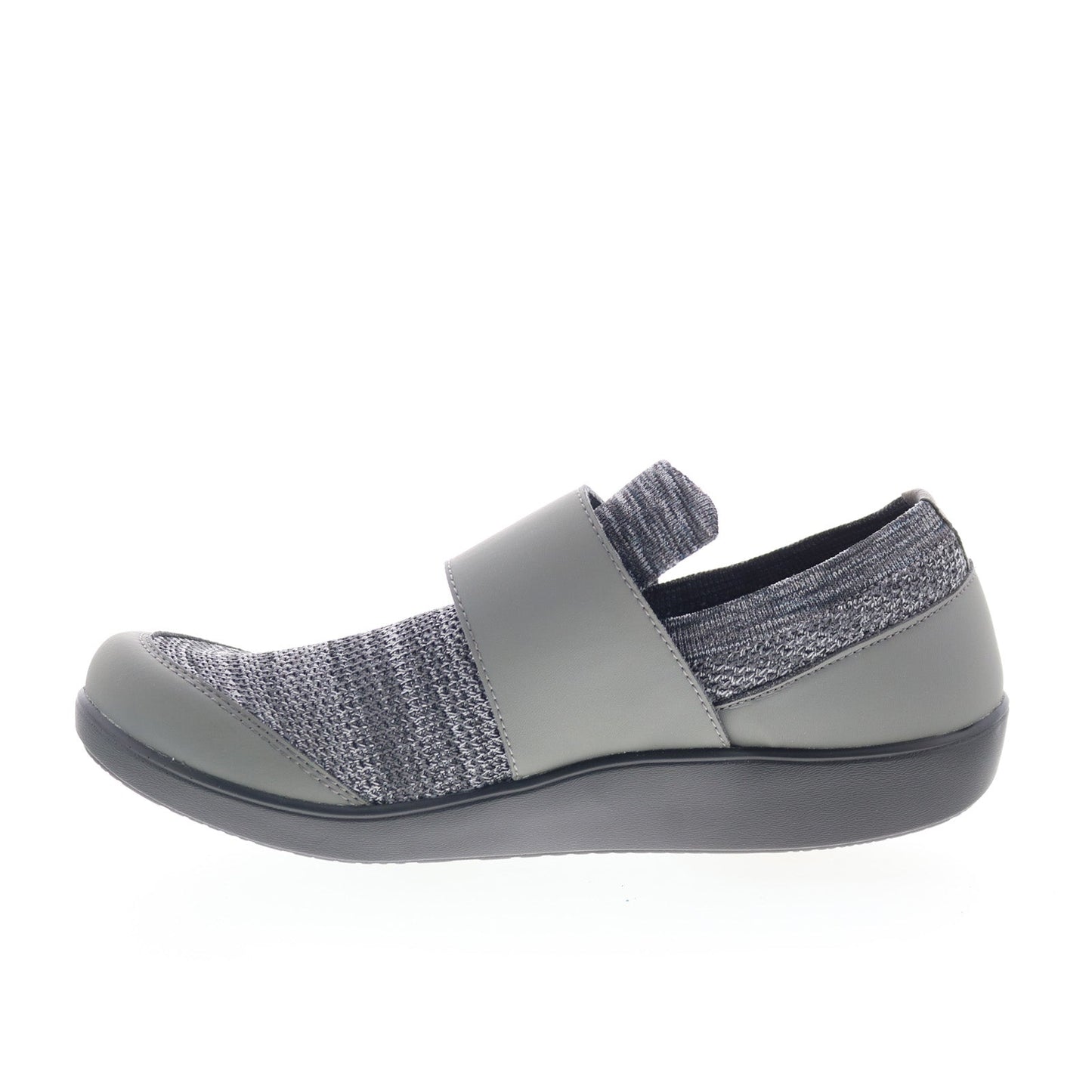 Alegria Traq Qwik QWI-5018 Womens Gray Canvas Lifestyle Sneakers Shoes