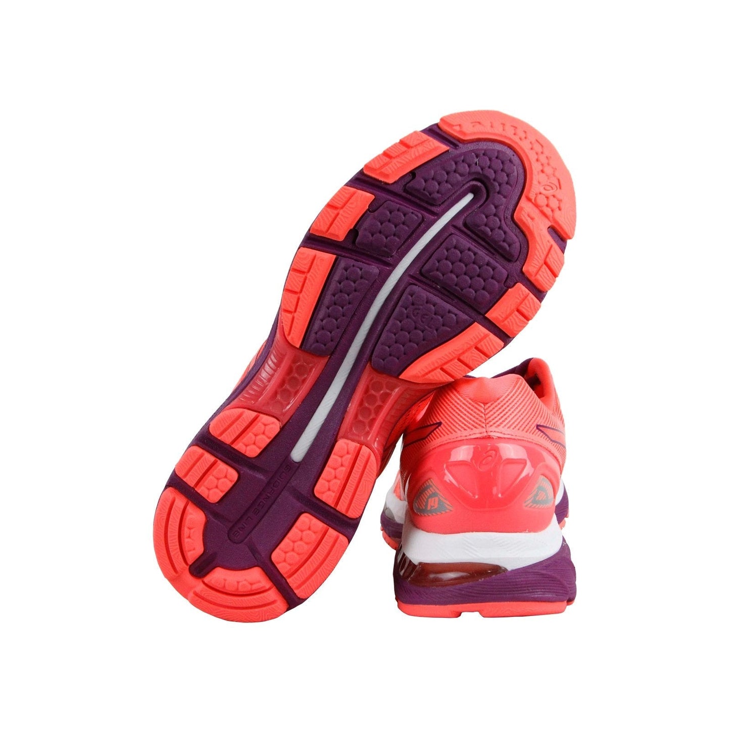 Asics Gel Nimbus 19 T750N-0632 Womens Orange Low Top Athletic Running Shoes