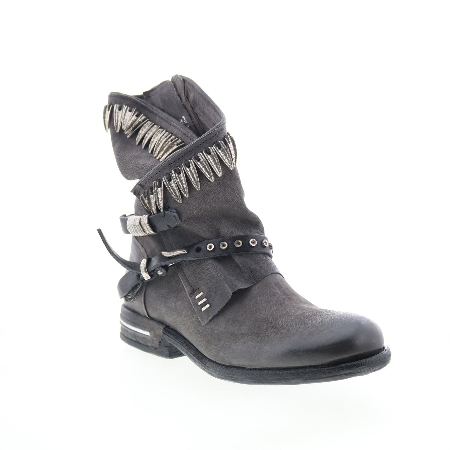 Torey Womens Black Leather Zipper Casual Dress Boots