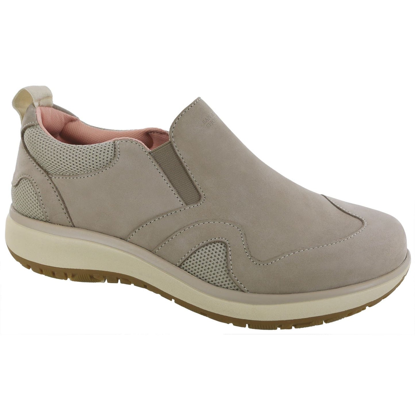 Women's Scramble Oxford in Taupe/Pink