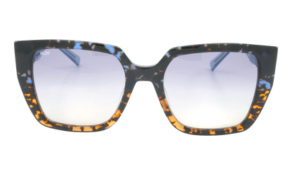 Square Sunglasses "BLUE/ORANGE TORTOISE" MCM723S-461