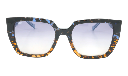 Square Sunglasses "BLUE/ORANGE TORTOISE" MCM723S-461