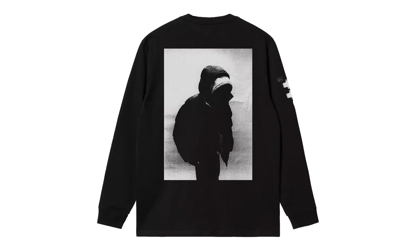 Long Sleeve Archive Script Tee "Black" I036002 89 XX