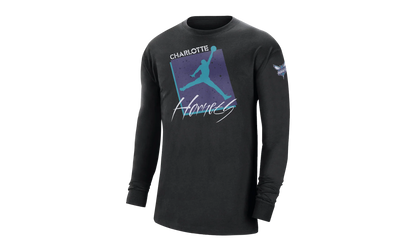 NBA Charlotte Hornets Courtside Statement Edition Max 90 T-Shirt "Black" DZ5555 010