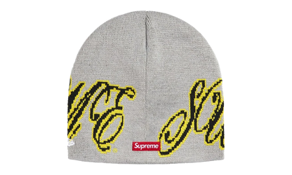 New Era Cursive Beanie "SS26 - Grey" SU27256