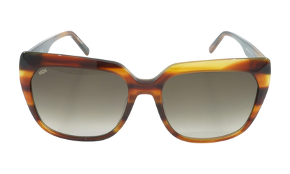 Square Sunglasses "STRIPED COGNAC" MCM701S-256