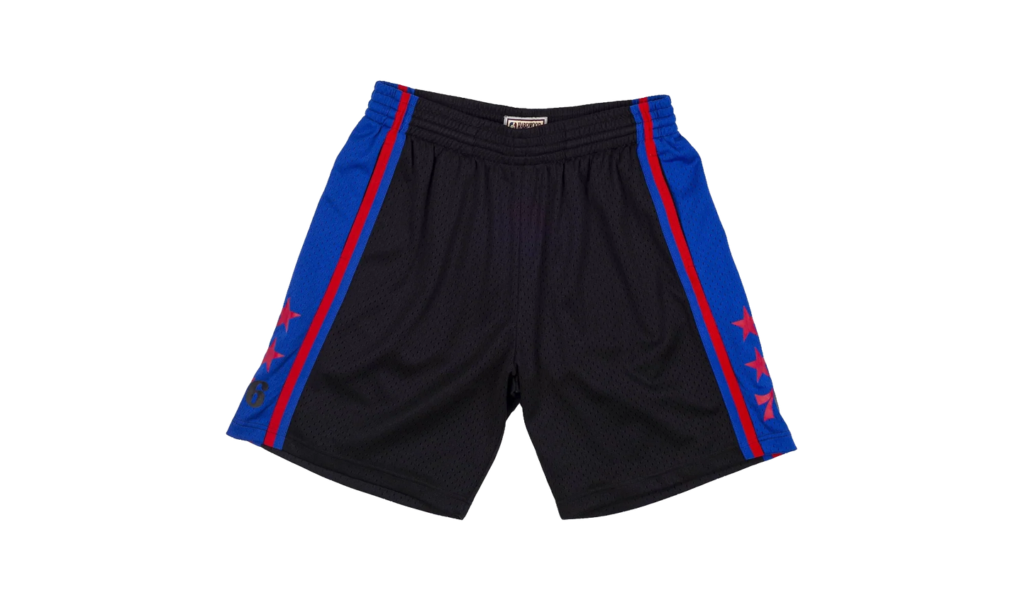 NBA Reload Swingman Shorts "1976 Philadelphia 76ers - Black" SMSHCP19301 P76BLCK76