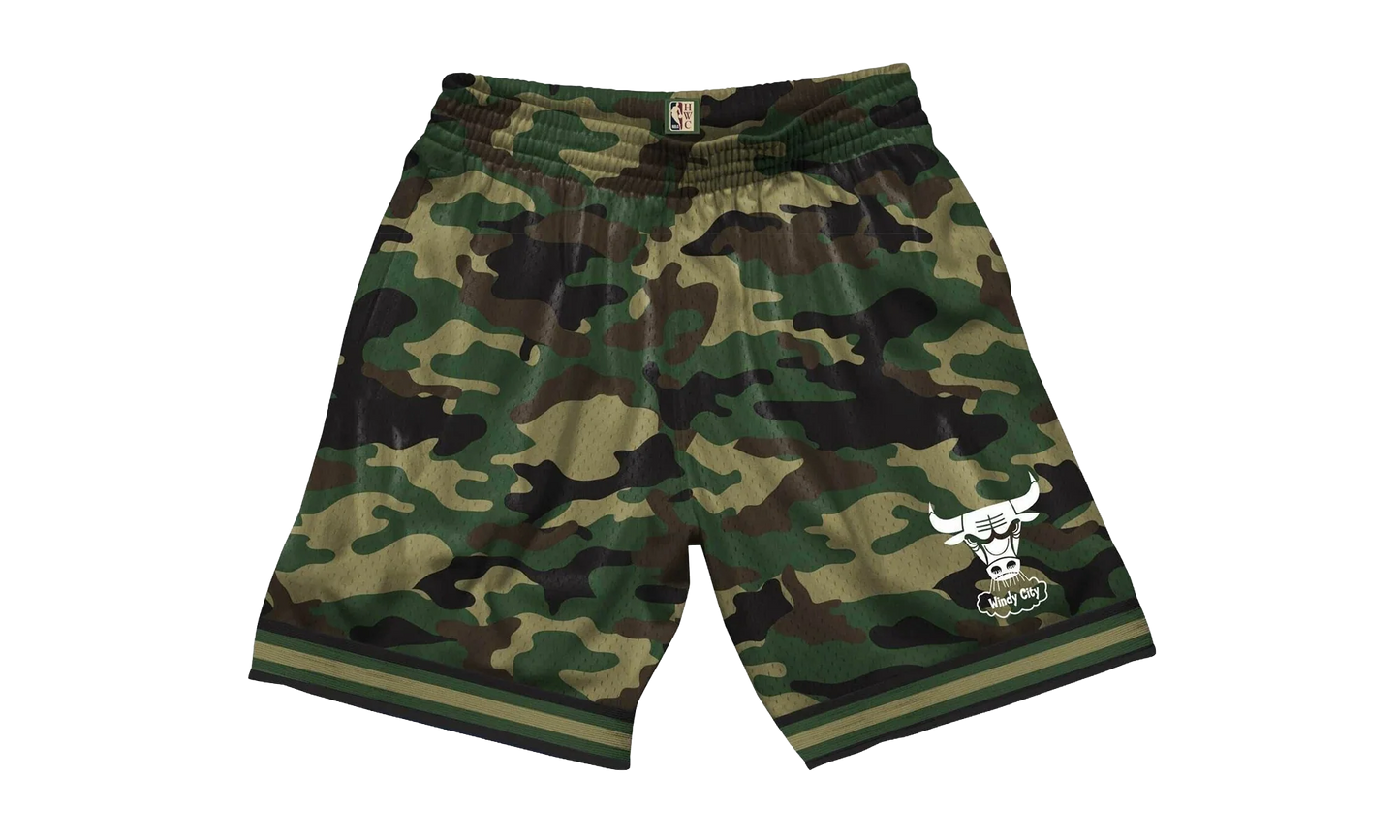 NBA Mesh Shorts "Chicago Bulls - Camo" SHORMG18006 CBUCMWD1
