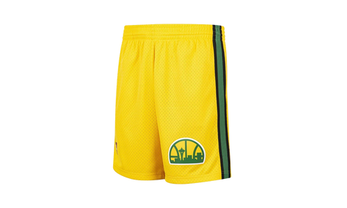 NBA Reload Swingman Shorts "1994 Seattle SuperSonics - Yellow" SMSHCP19286 SSUYELL94
