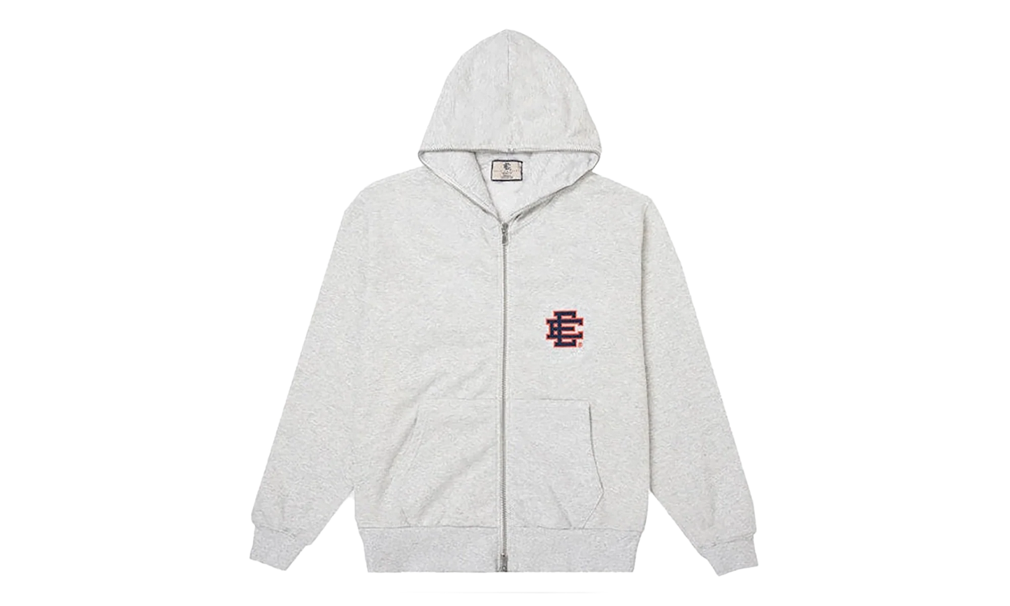 EE FULL ZIP HOODIE "FW22 - Heather/Navy/Orange" EE591