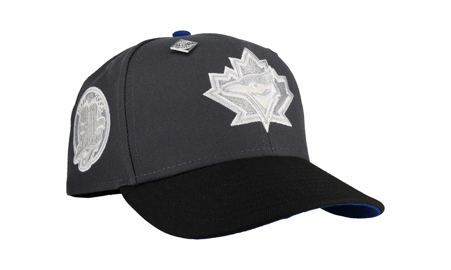 59FIFTY Toronto Blue Jays 30th Season Fitted Hat "Graphite / Ice" NE404