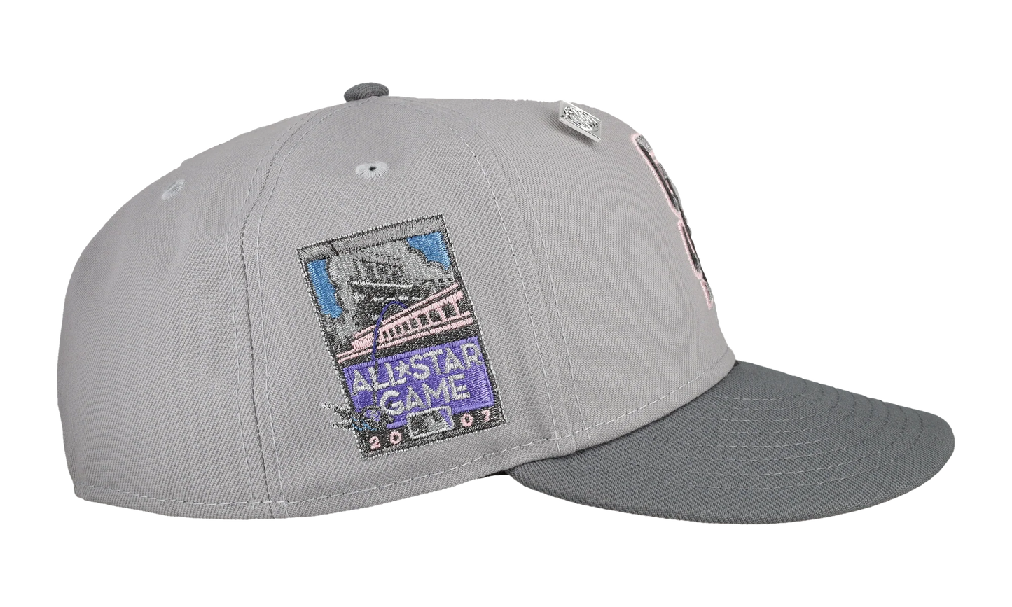 59FIFTY San Francisco Giants 2007 All Star Game Fitted Hat "Grey / Pink / Silver" NE363