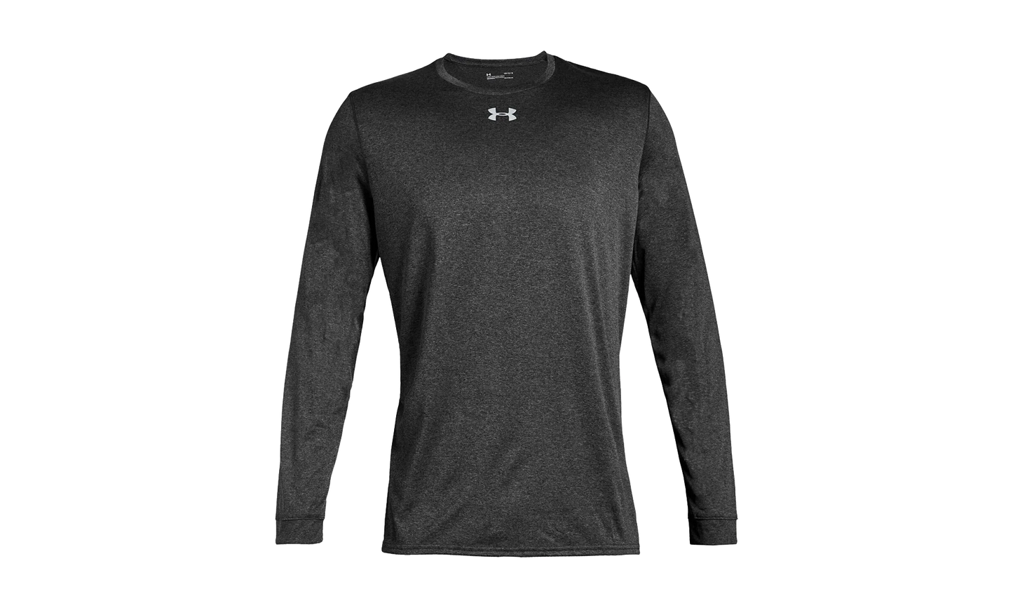 Locker Tee 2.0 Long Sleeve Shirt "Carbon Heather / Metallic Silver" 1305776 090