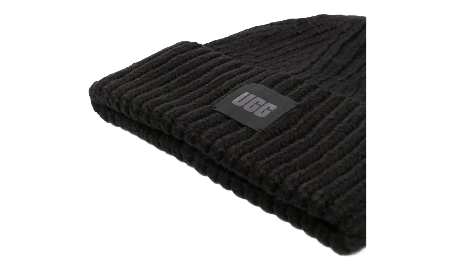 Chunky Beanie Rib Knit "Black" 20061 BLK