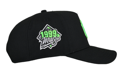 9FIFTY New York Yankees 1999 World Series A Frame Snapback Hat "Slime Green" NE263