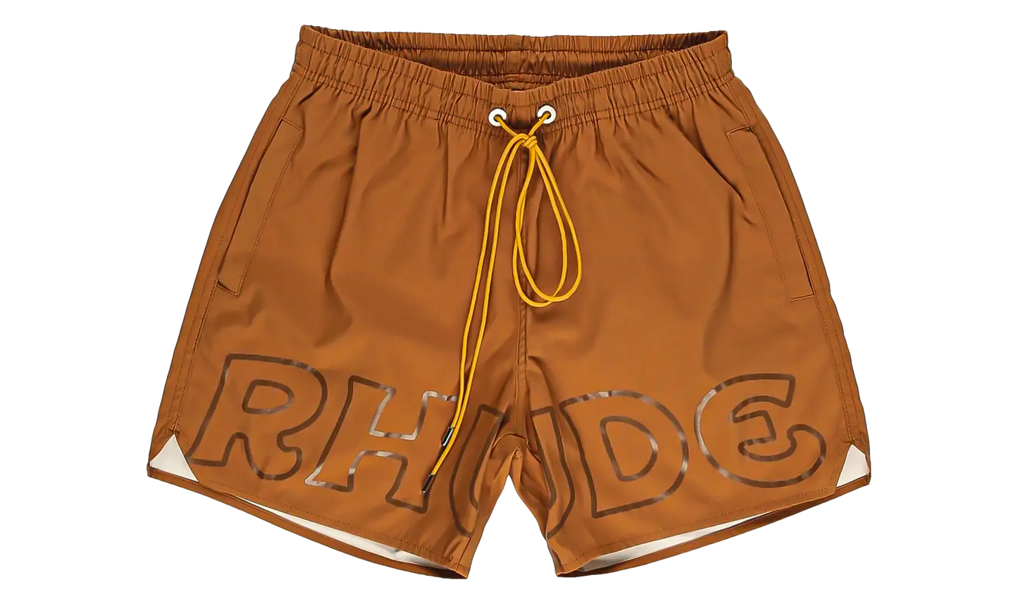 Logo Swim Trunks "Camel" RHPF23SM01169003