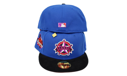 59FIFTY Texas Rangers 40th Anniversary Fitted Hat "Blue / Black - Corduroy Visor" NE397