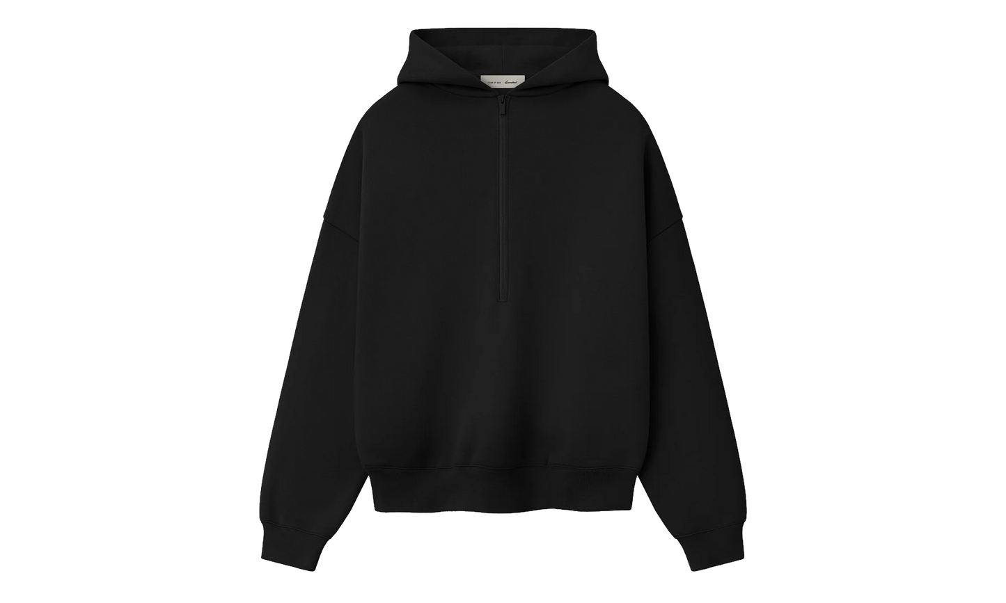 Property Lounge Half Zip Hoodie "Black" 192SP266911F